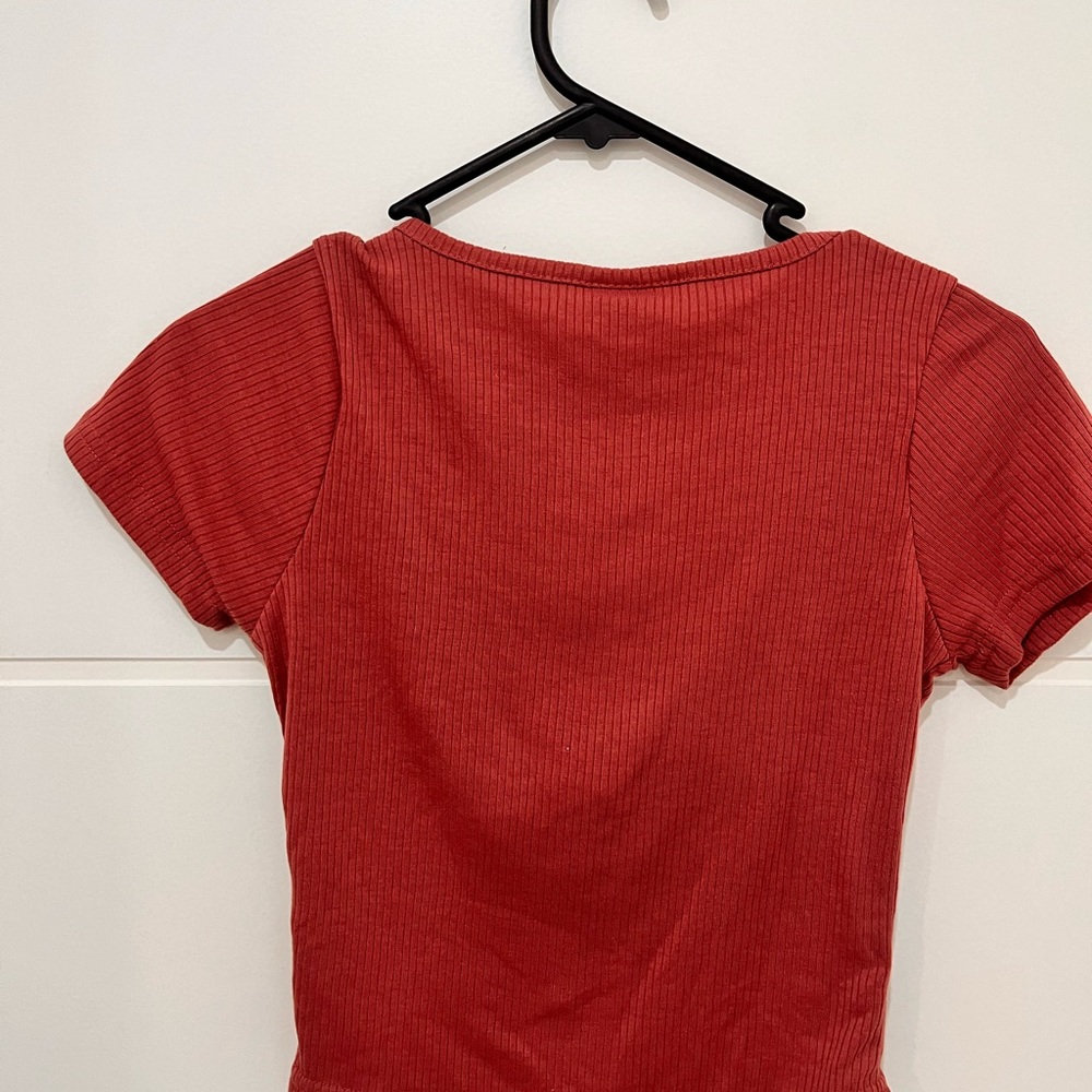 Pink buttoned tee - Picture 4 of 4